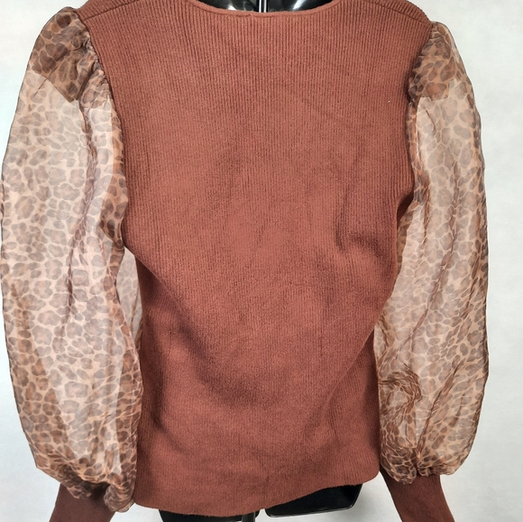 Brown Sheer Sleeves - Picture 4 of 6